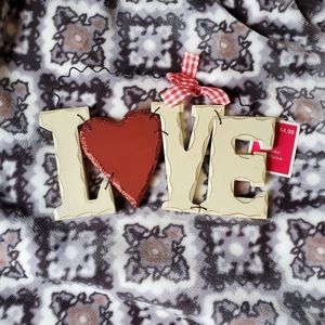 "LOVE" Wooden Decor.
